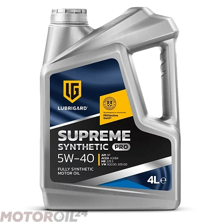 LUBRIGARD Supreme Synthetic PRO 5W-40 фото 1 LUBRIGARD Supreme Synthetic PRO 5W-40 preview 1
