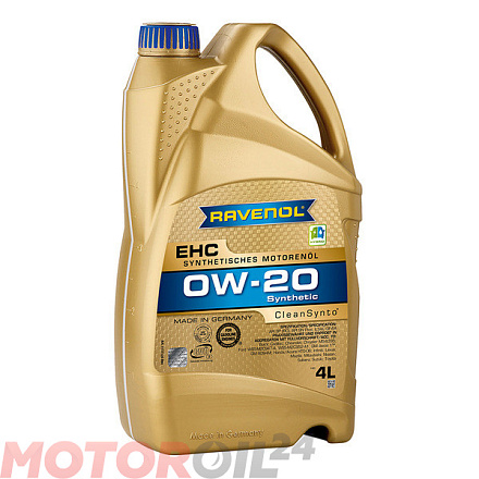 Моторное масло RAVENOL EHC 0W-20 preview 1