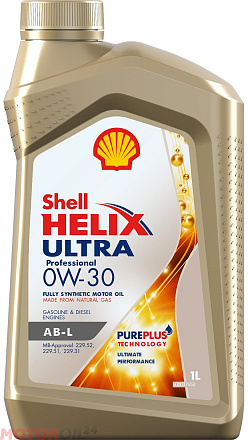 SHELL Helix Ultra Professional AB-L 0W-30 фото 1 SHELL Helix Ultra Professional AB-L 0W-30 preview 1
