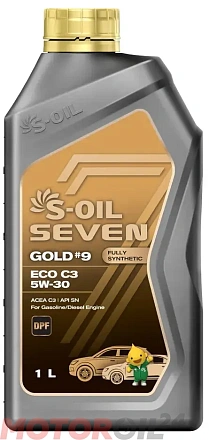 S-OIL SEVEN GOLD #9 ECO C3 5W-30 фото 1 S-OIL SEVEN GOLD #9 ECO C3 5W-30 preview 1