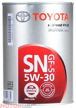 TOYOTA Motor oil 5W-30 SN/GF-5 фото 1 TOYOTA Motor oil 5W-30 SN/GF-5 preview 1