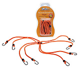 Набор резинок AIRLINE "Паук" 4шт. 80 см, D-8 мм, (металлические крючки)