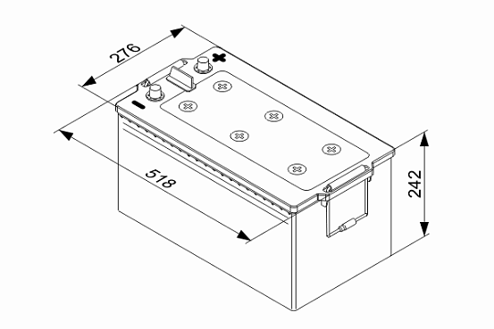 Аккумулятор BOSCH 0092T50800 фото 3 Аккумулятор BOSCH 0092T50800 preview 3