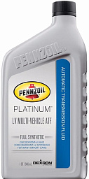 Трансмиссионное масло PENNZOIL Platinum LV Multi-Vehicle ATF