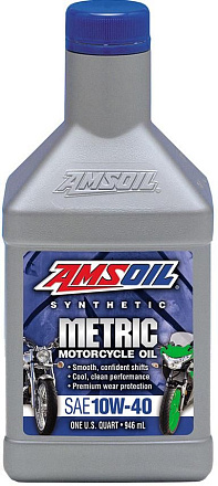 AMSOIL Synthetic Metric Motorcycle Oil 10W-40 фото 1 AMSOIL Synthetic Metric Motorcycle Oil 10W-40 preview 1