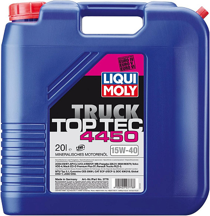 LIQUI MOLY Top Tec Truck 4450 15W-40 preview 2