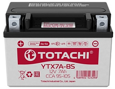 Аккумулятор TOTACHI MOTO YTX7A-BS 7 а/ч R