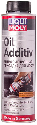 Антифрикционная присадка с дисульфидом молибдена в моторное масло LIQUI MOLY Oil Additiv preview 1
