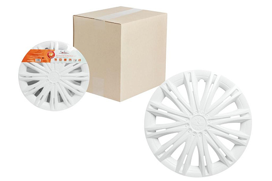 Колпаки колесные AIRLINE 13 дюймов "Скай", белые preview 1