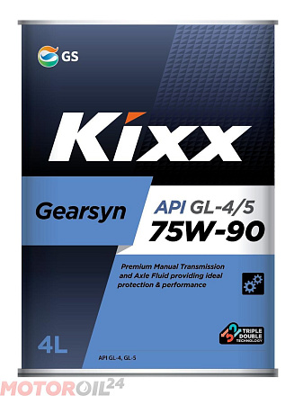 Трансмиссионное масло KIXX Gearsyn 75W-90 фото 1 Трансмиссионное масло KIXX Gearsyn 75W-90 preview 1