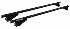MENABO Багажник на интегрированный рейлинги TIGER XL Black 135 см (секретка)