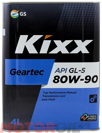 Трансмиссионное масло KIXX Geartec 80W-90 фото 1 Трансмиссионное масло KIXX Geartec 80W-90 preview 1