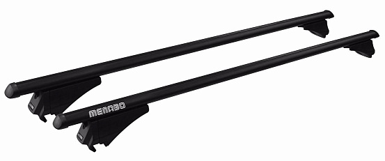 MENABO Багажник на интегрированный рейлинги TIGER XL Black 135 см (секретка) preview 2