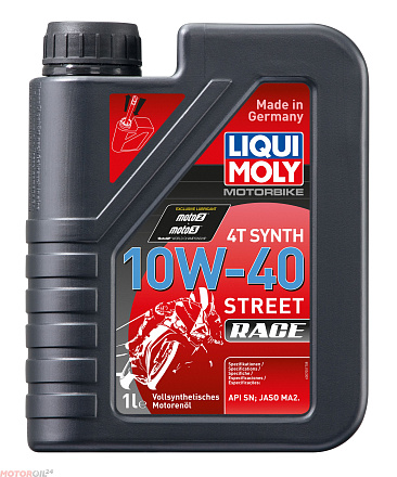 LIQUI MOLY Motorbike 4T Synth Street Race 10W-40 preview 1