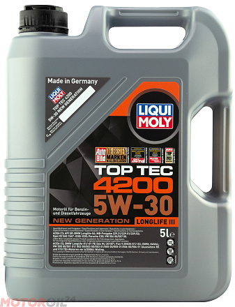 LIQUI MOLY Top Tec 4200 5W-30 New Generation фото 1 LIQUI MOLY Top Tec 4200 5W-30 New Generation preview 1