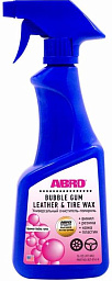 Очиститель-полироль универсальный ABRO Leather & Tire Wax