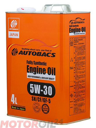 AUTOBACS Fully Synthetic 5W-30 SN/CF/GF-5 фото 1 AUTOBACS Fully Synthetic 5W-30 SN/CF/GF-5 preview 1
