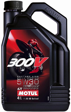 MOTUL 300V 4T Factory Line Road Racing 5W-30 preview 1