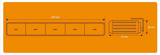 Дневные ходовые огни AIRLINE 1 Вт х 20 LED preview 2