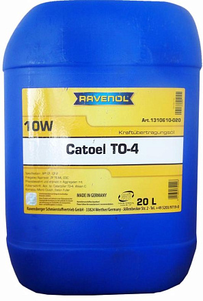 Трансмиссионное масло RAVENOL Catoel TO-4 10W preview 1