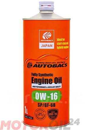 AUTOBACS Fully Synthetic 0W-16 фото 1 AUTOBACS Fully Synthetic 0W-16 preview 1
