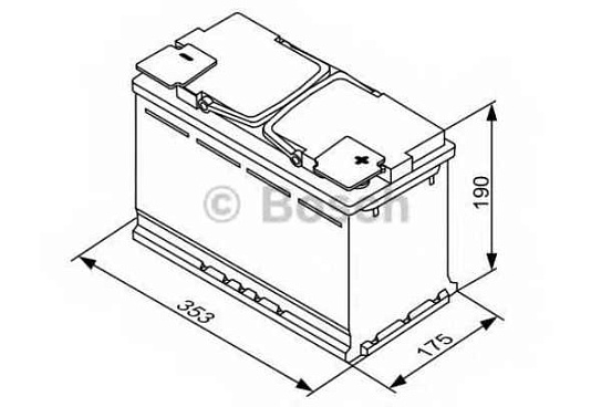 Аккумулятор BOSCH 0092S5A130 фото 4 Аккумулятор BOSCH 0092S5A130 preview 4