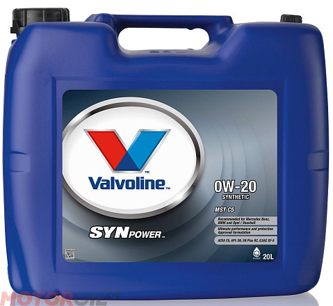 VALVOLINE SynPower MST 0W-20 C5 фото 1 VALVOLINE SynPower MST 0W-20 C5 preview 1