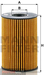 Масляный фильтр MANN HU8007z