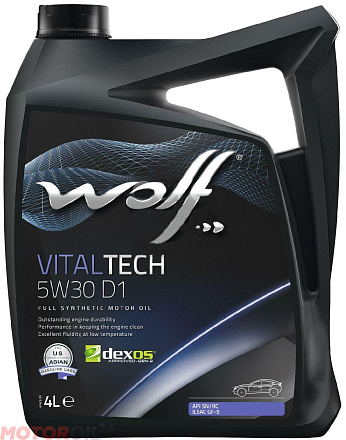 WOLF VitalTech 5W-30 D1 фото 1 WOLF VitalTech 5W-30 D1 preview 1