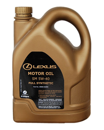 LEXUS Motor Oil Full Synthetic SM 5W-40 preview 1