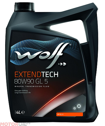 Трансмиссионное масло WOLF ExtendTech 80W-90 GL-5   фото 1 Трансмиссионное масло WOLF ExtendTech 80W-90 GL-5   preview 1