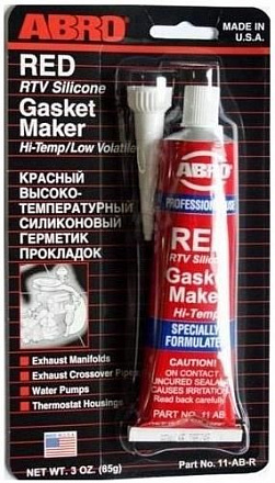 Герметик прокладок высокотемпературный ABRO Red Gasket Maker preview 1