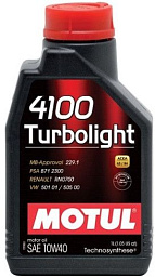 MOTUL 4100 Turbolight 10W-40