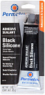 Герметик черный PERMATEX Black Silicone Adhesive Sealant