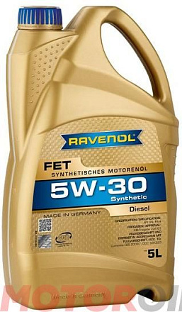 RAVENOL FET 5W-30 фото 1 RAVENOL FET 5W-30 preview 1