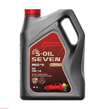 S-OIL 7 RED #9 SP 0W-16 фото 1 S-OIL 7 RED #9 SP 0W-16 preview 1