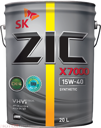ZIC X7000 CK-4 15W-40 фото 1 ZIC X7000 CK-4 15W-40 preview 1