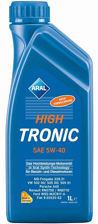 ARAL HighTronic 5W-40 фото 1 ARAL HighTronic 5W-40 preview 1