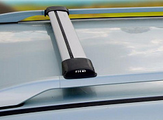 Багажник на рейлинги FICOPRO R-43 S (серебристый)