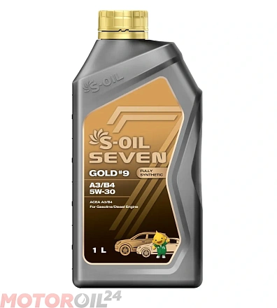 S-OIL 7 GOLD #9 5W-30 A3/B4 фото 1 S-OIL 7 GOLD #9 5W-30 A3/B4 preview 1