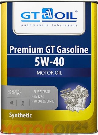 GT-OIL Premium GT Gasoline 5W-40 preview 1