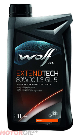 Трансмиссионное масло WOLF ExtendTech 80W-90 LS GL-5   фото 1 Трансмиссионное масло WOLF ExtendTech 80W-90 LS GL-5   preview 1