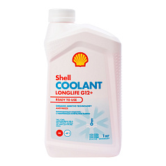 Антифриз готовый красный SHELL Coolant Longlife G12+ -40С