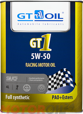 GT-OIL GT1 SAE 5W-50 preview 1