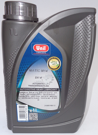 Трансмиссионное масло UNIL MATIC M-14 DX-VI фото 1 Трансмиссионное масло UNIL MATIC M-14 DX-VI preview 1