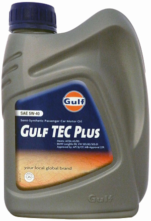GULF Tec Plus 5W-40 фото 1 GULF Tec Plus 5W-40 preview 1