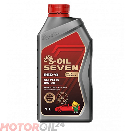 S-OIL 7 RED #9 SN PLUS 0W-20 фото 1 S-OIL 7 RED #9 SN PLUS 0W-20 preview 1