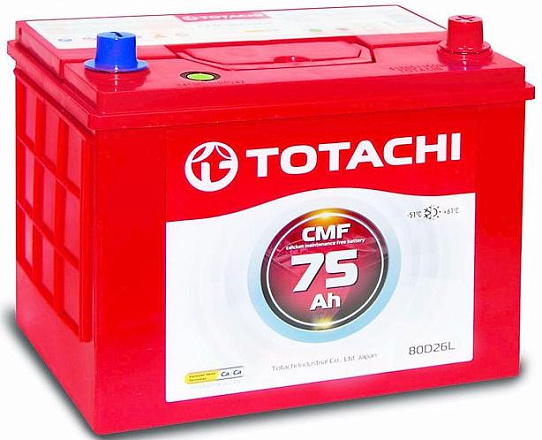Аккумулятор TOTACHI KOR CMF 75 L 80D26L фото 2 Аккумулятор TOTACHI KOR CMF 75 L 80D26L preview 2