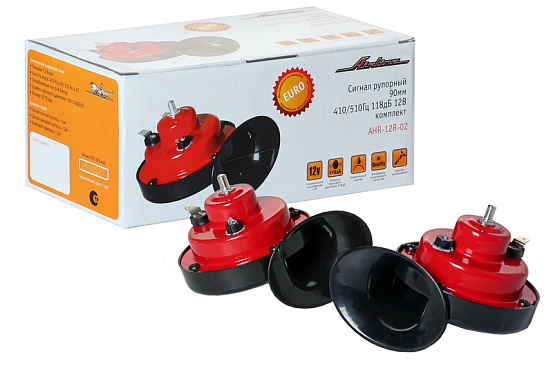 Сигнал звуковой рупорный AIRLINE 118дБ 12В LOW/HIGH  preview 1