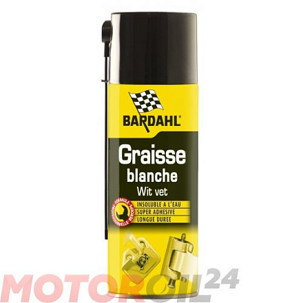 Смазка-аэрозоль BARDAHL White Grease   фото 1 Смазка-аэрозоль BARDAHL White Grease   preview 1